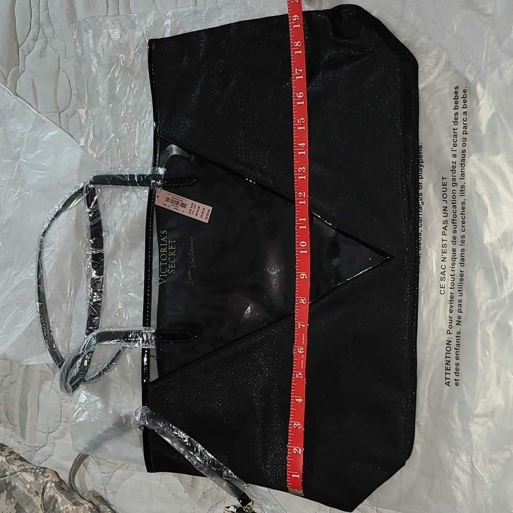 Victoria's Secret Metallica and Clear Tote Bag - Picture 7 of 16